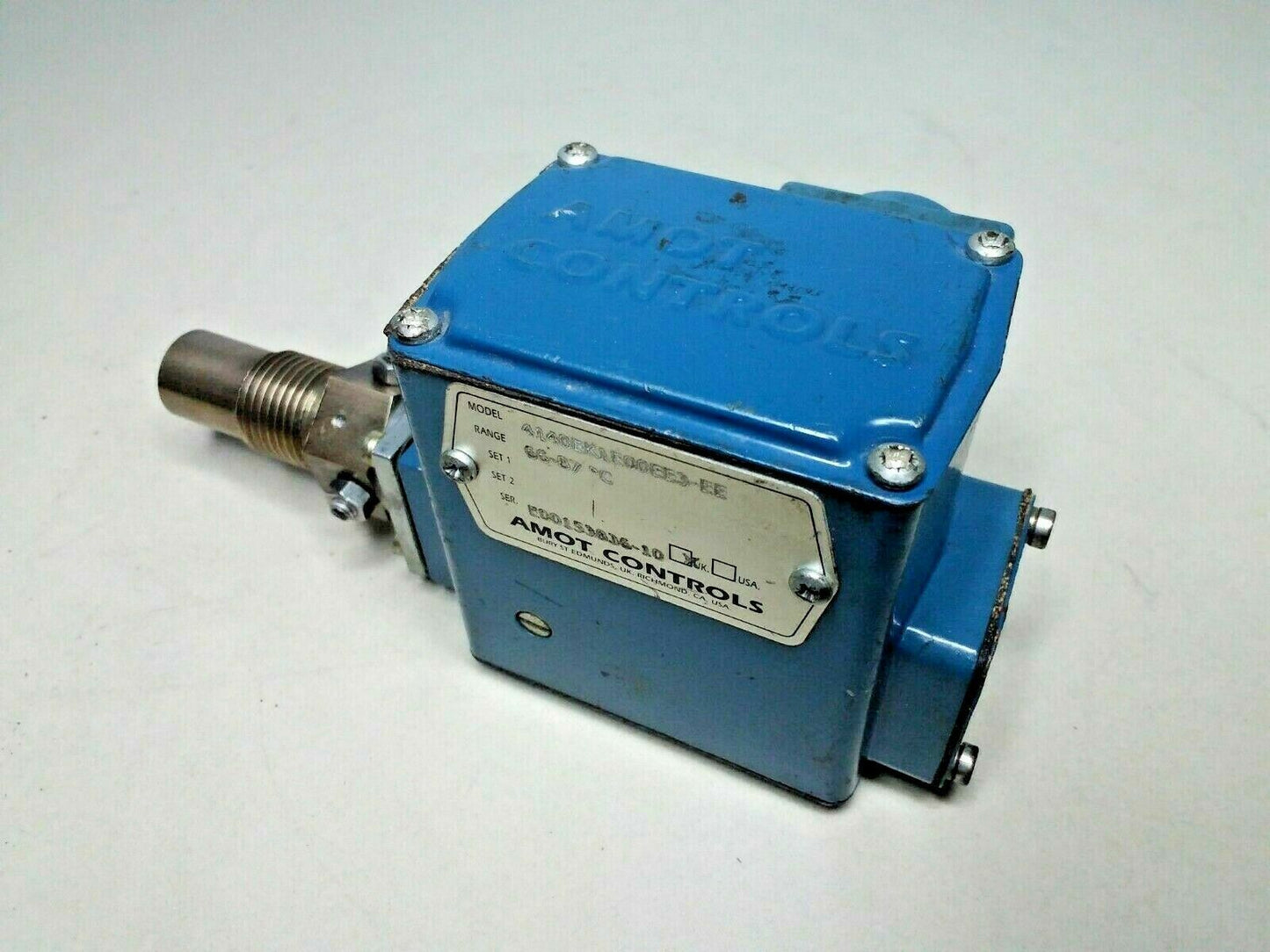 Amot Controls 4140EK1E00EE3-EE Range: 66-87 Deg. C