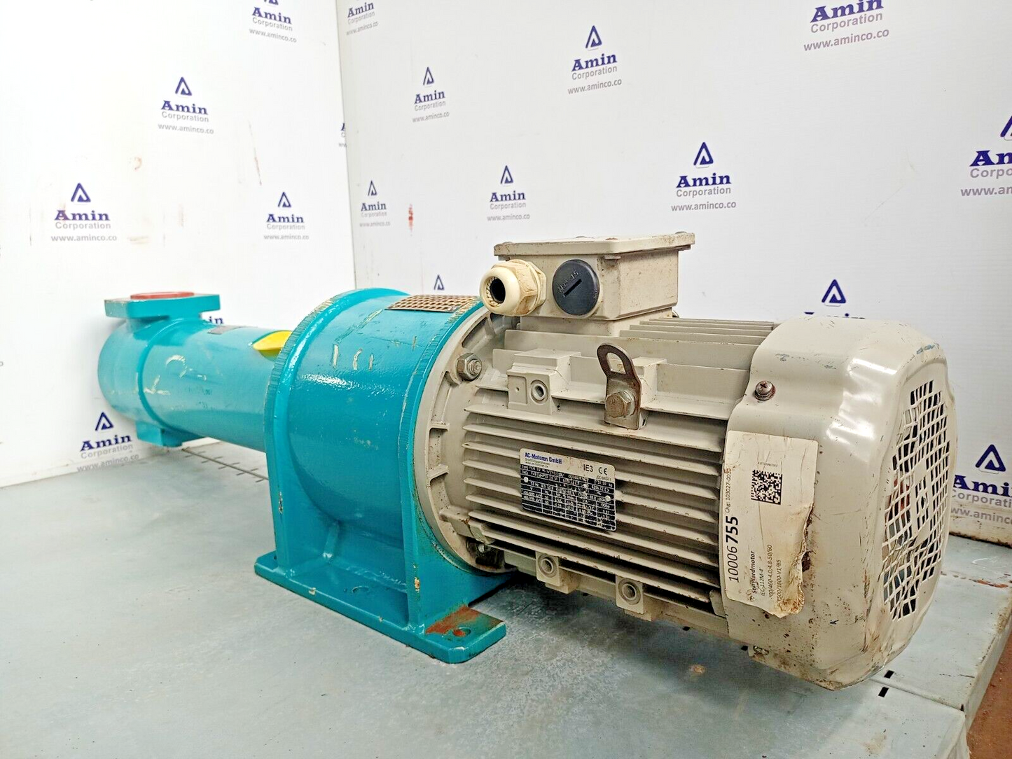 Leistritz L3MF-060/096 Triple screw pump with 4/4.8 kW 50/60 hz motor - NEW 2018