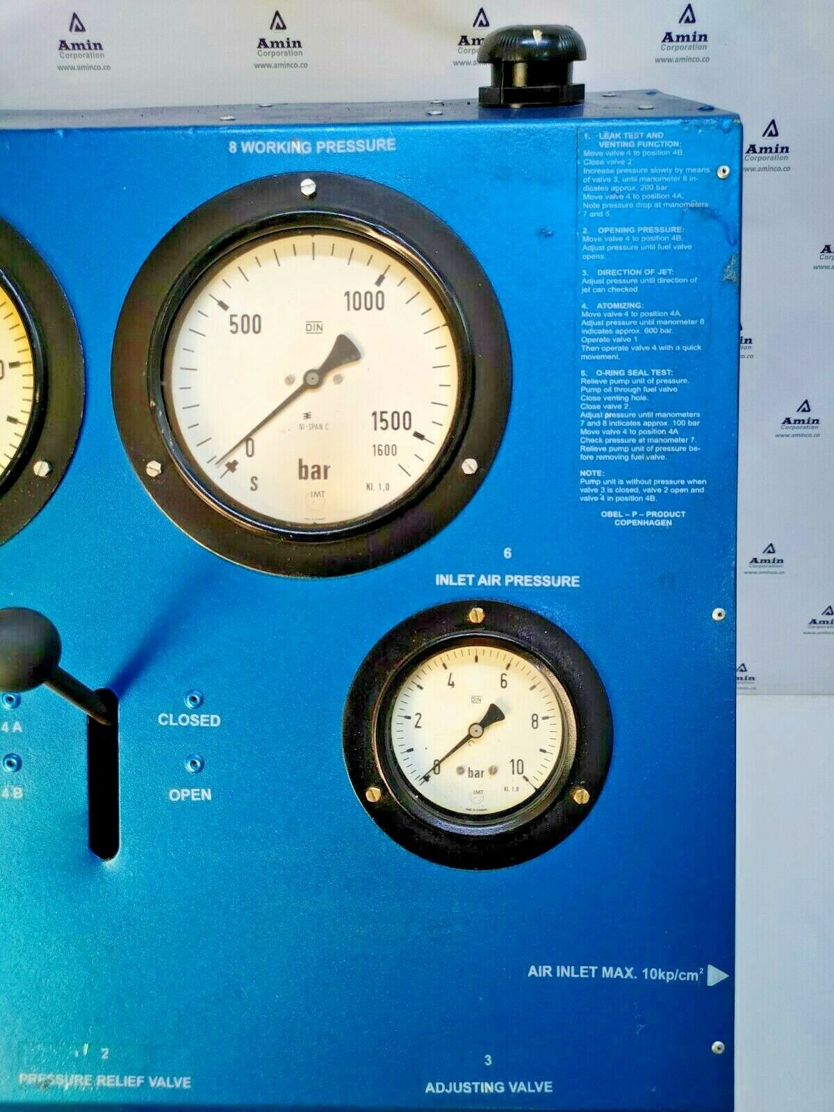 IOP Marine Obel VPU1100 Fuel Injector test unit