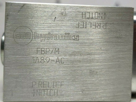 Sun hydraulics FBP/M with RPEE-LAN Valve - NEW