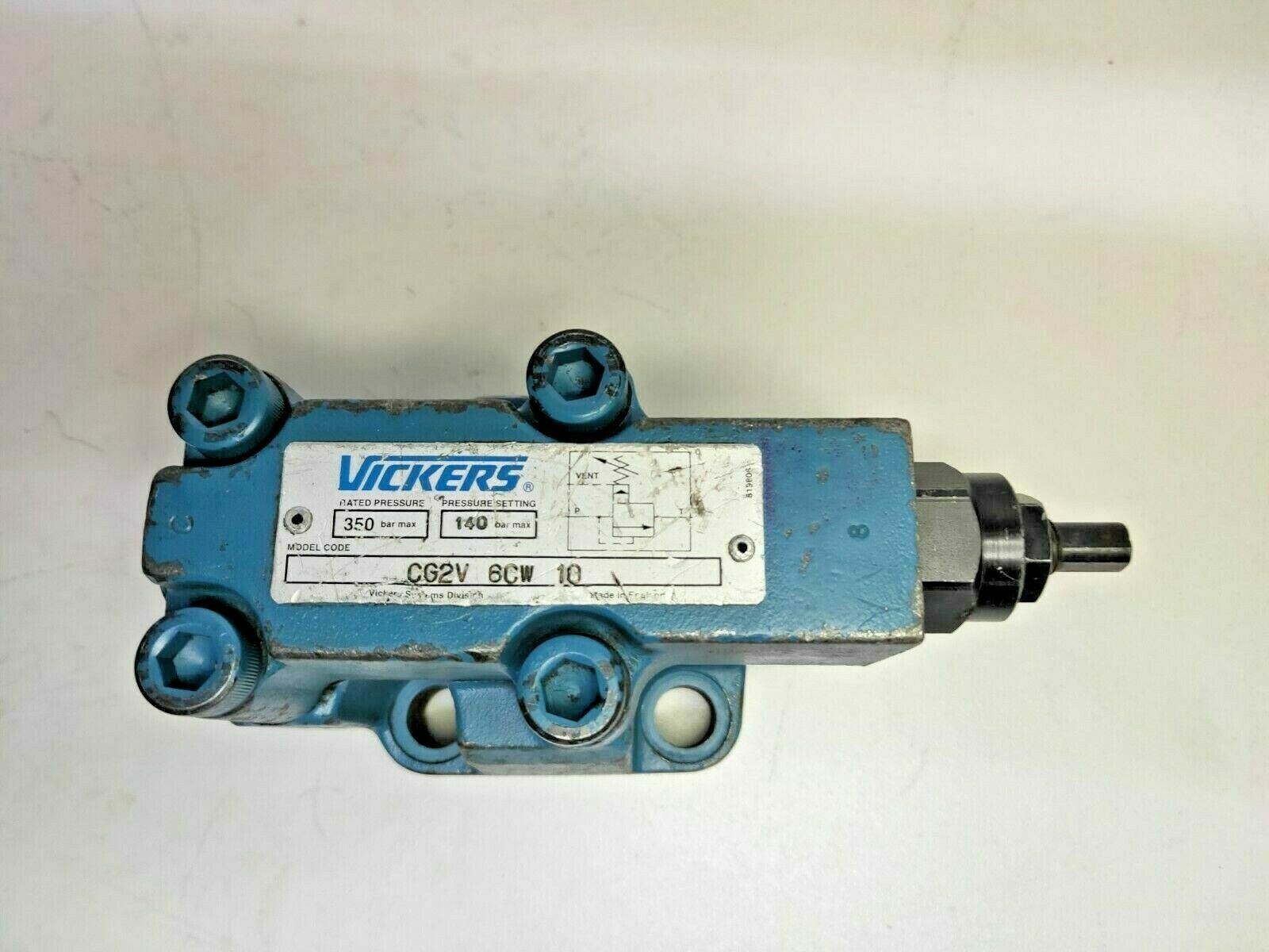 Vickers CG2V 6CW 10 Pressure Relief valve, Rated pressure 350 bar
