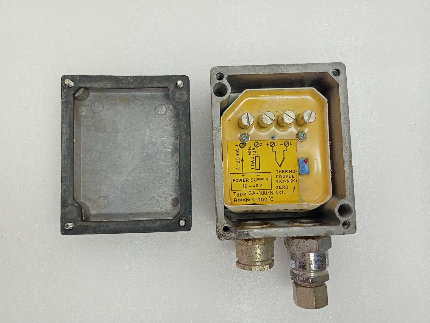 Autronica Amplifier type: GA-100/N For Thermocouple Nicr-Ni 0-900 C - NEW