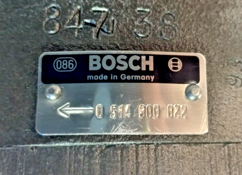 Bosch 0514 300 022 Hydraulic Radial Piston pump 0514300022 - PRESSURE TESTED
