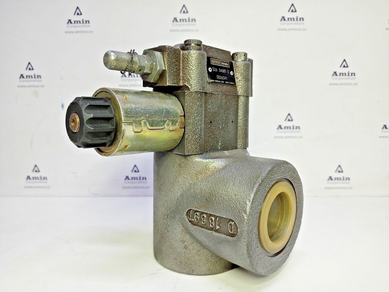 Denison hydraulics R4V10 5D9 30 with VV01 311 G E1 Pre. control and vent valve