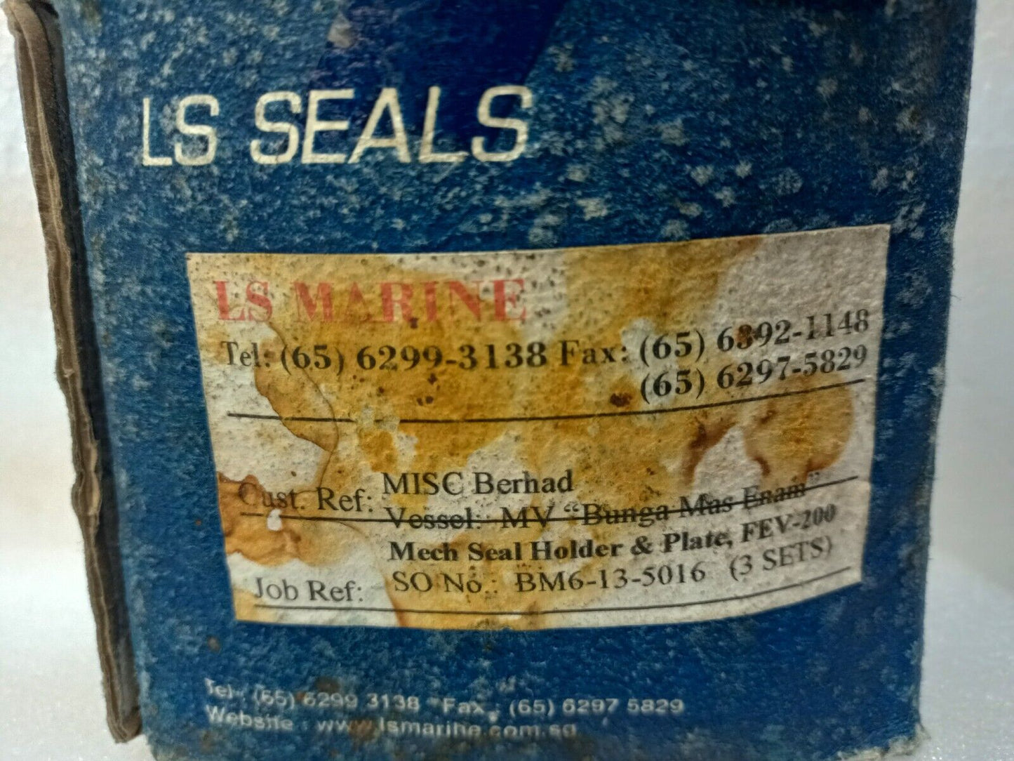LS Seals Mechanical seal holder & Plate FEV-200 (3 sets) - NEW