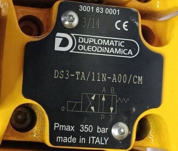 Duplomatic DS3-TA/11N-A00/CM valves moll-motor Y3-71B4 0.37/0.43 kW 50/60hz