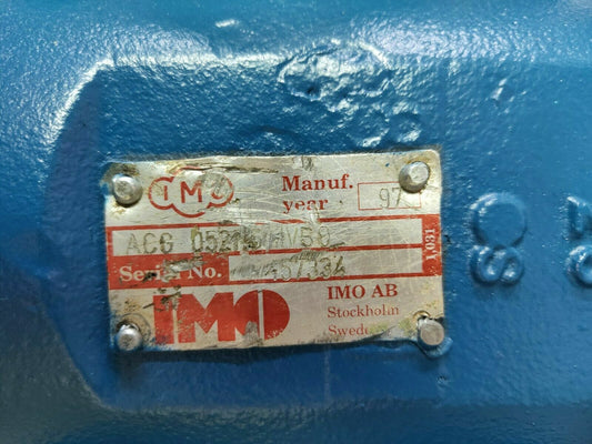 IMO Pump ACG 052N5 IVBO Triple screw pump - Pressure tested pump