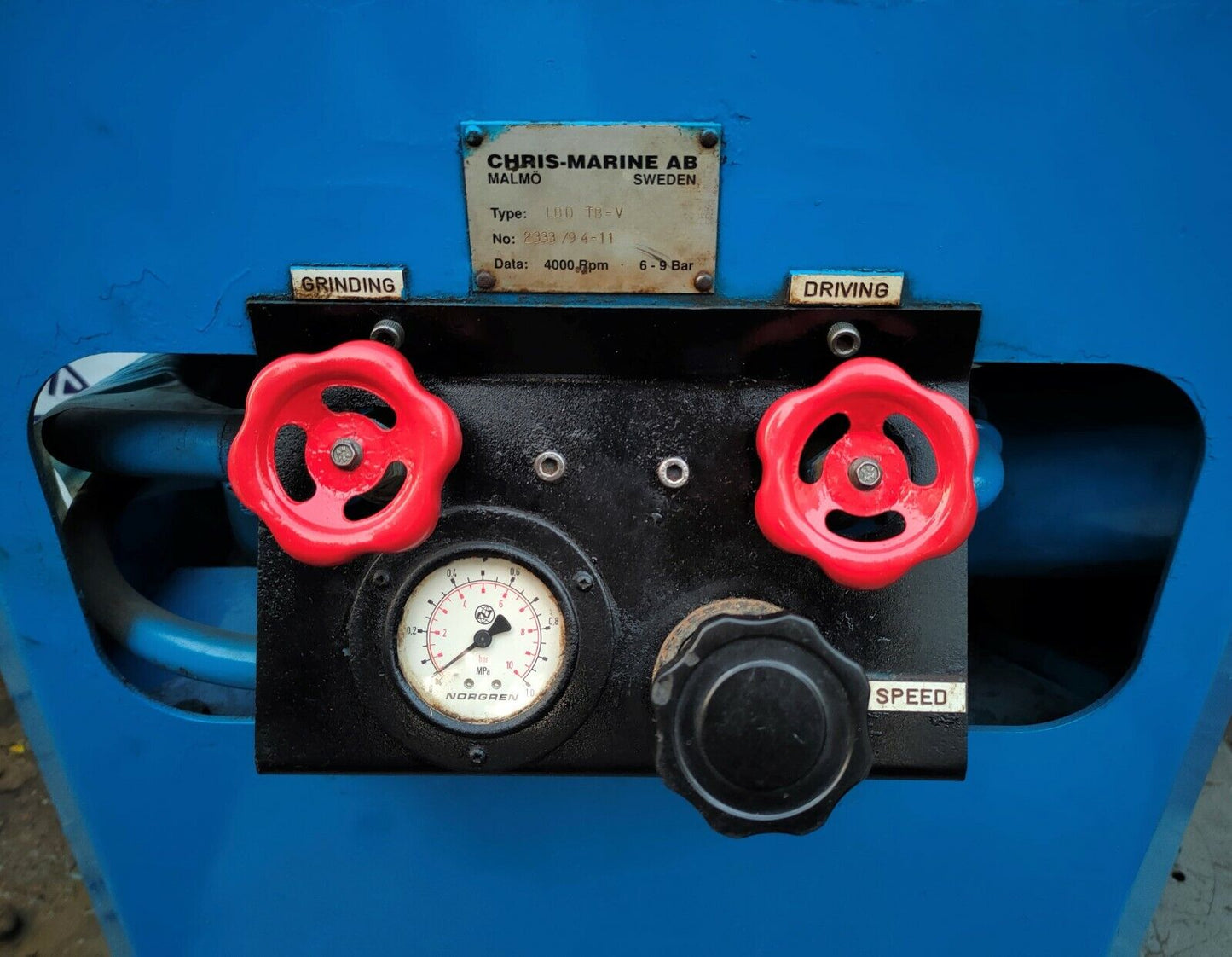 Chris-Marine AB LBD TB-V Valve Spindle and seat grinding Machine