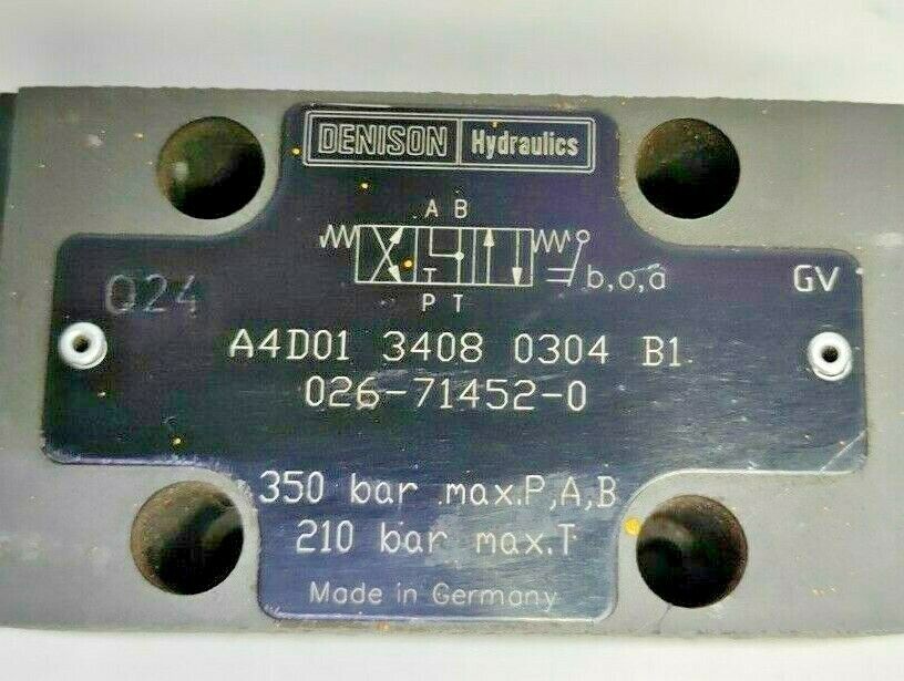 Denison Hydraulics A4D01 3408 0304 B1 Directional control valve 026-71452-0