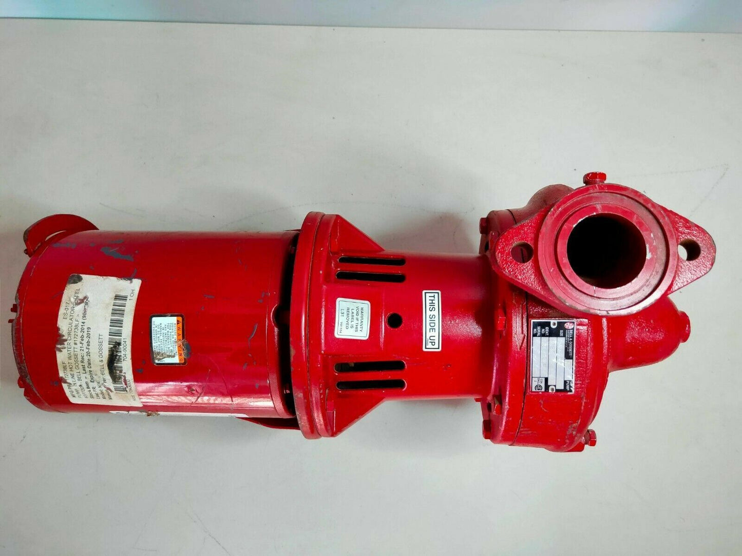 BELL & GOSSETT 172738LF Series 60 In line Circulator Pump With AC motor 1/3 HP