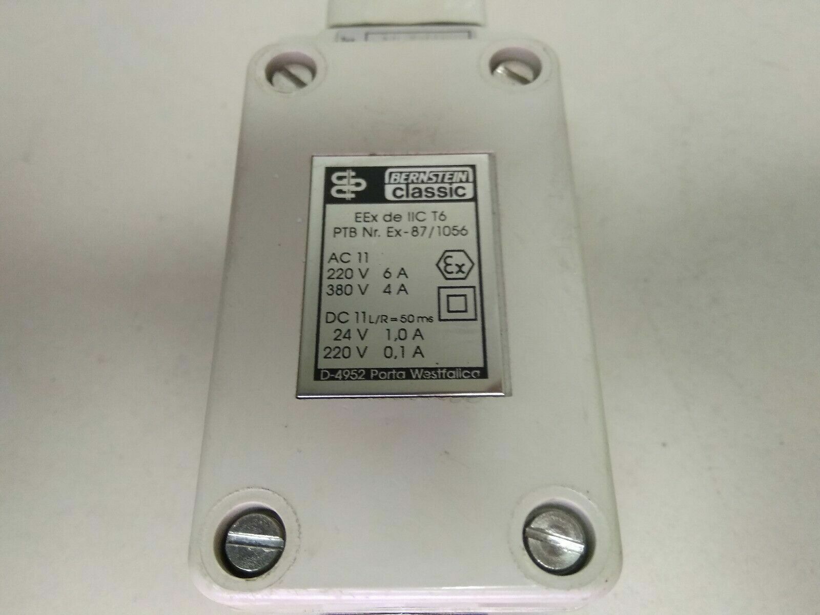 Bernstein classic MEX-U1 EX IW Limit Switch - NEW