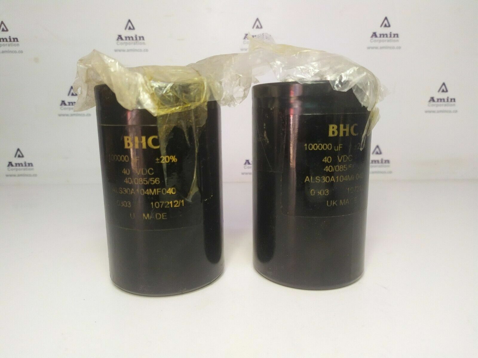 BHC ALS30A104MF040 INDUSTRIAL CAPACITOR 100000uF 40 VDC (set of 2 pcs)