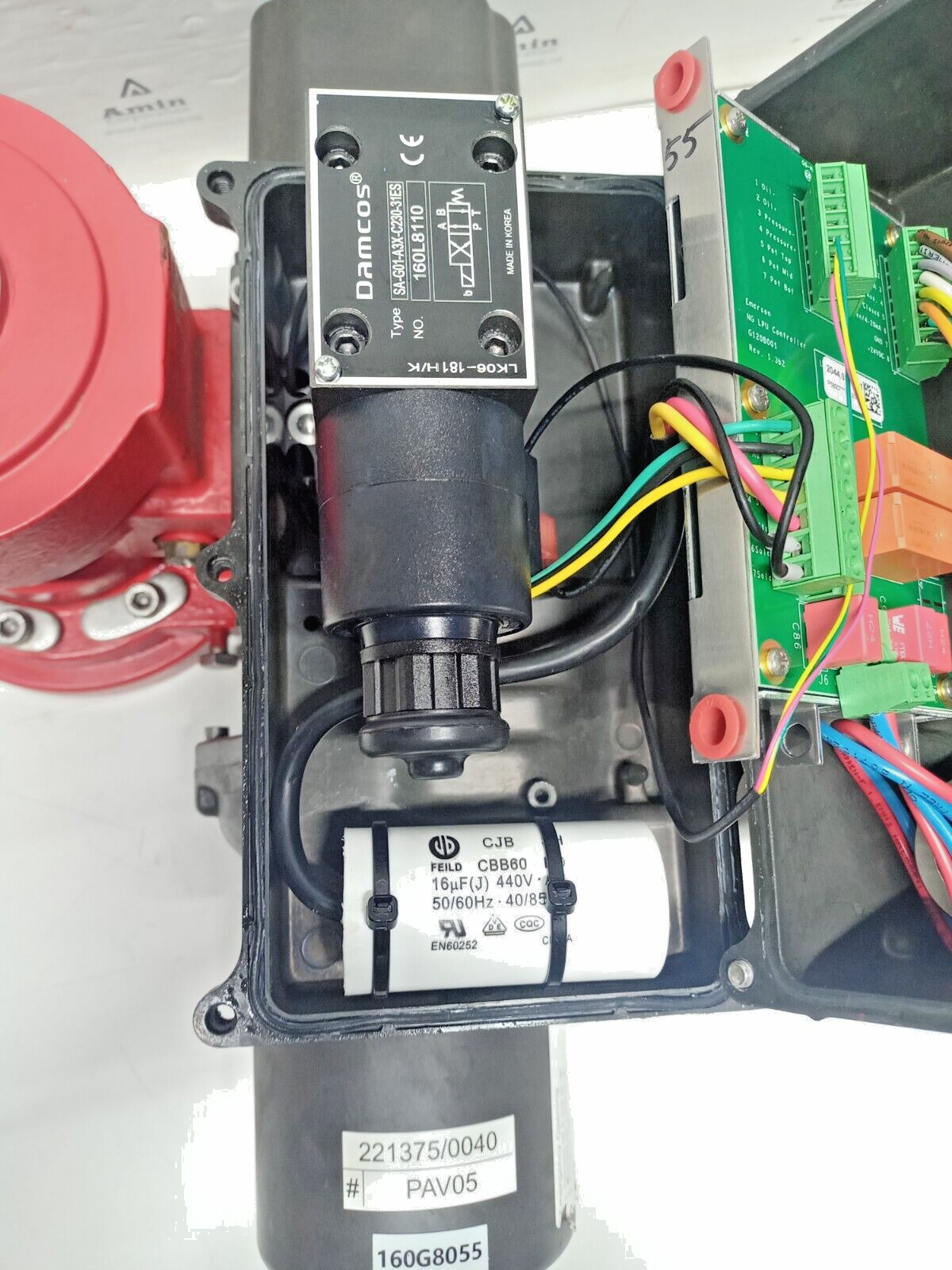 Damcos LPU plus-DD1-0.7S-T2-H2-BA-On/Off PAV05 with BRC 500-B1 actuator 160N1099