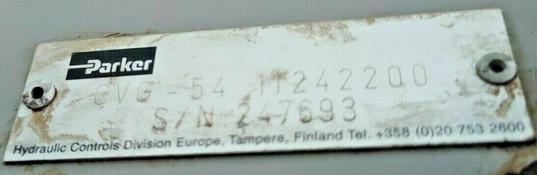 Parker CVG - 54 Control valve Mobile directional control valve CVG54 - NEW