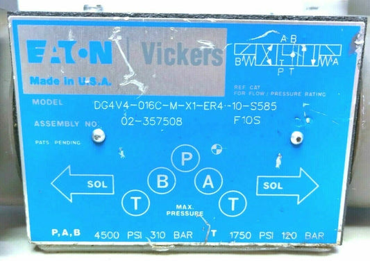 Eaton-Vickers DG4V4-016C-M-X1-ER4-10-S585 Directional control valve - NEW