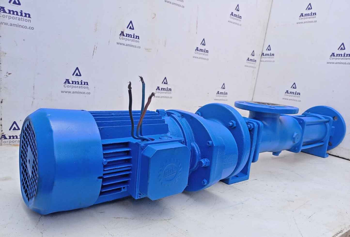 RWO Bremen Type: AEP 6 Single screw pump sludge pump complete