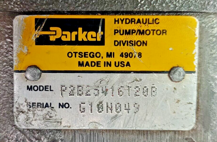 Parker P2B23416T20B Hydraulic pump P2B 23416 T20B
