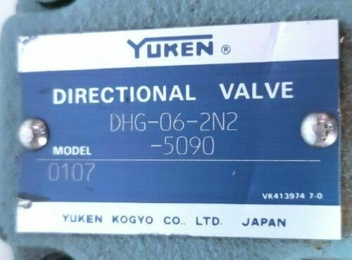 Yuken DHG-06-2N2-5090 Directional Valve - NEW