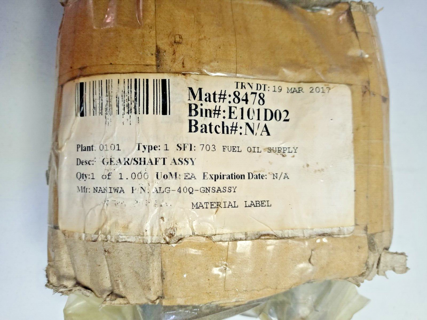 Naniwa pump gear set for ALG-40Q Gear pump - NEW