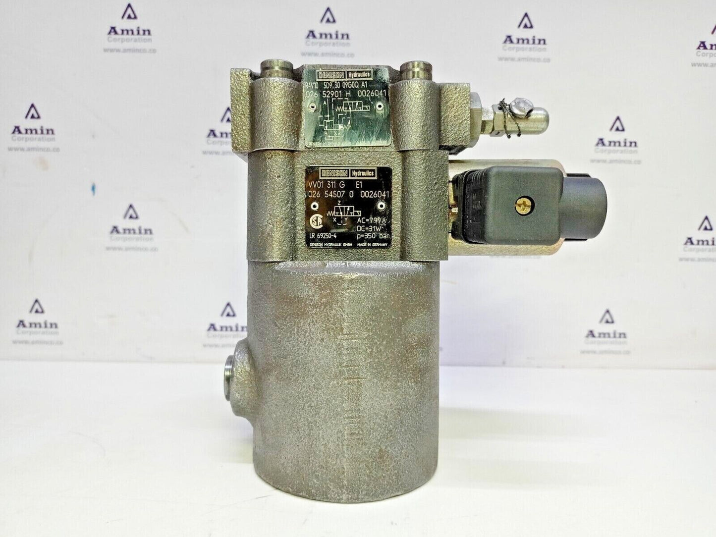 Denison hydraulics R4V10 5D9 30 with VV01 311 G E1 Pre. control and vent valve