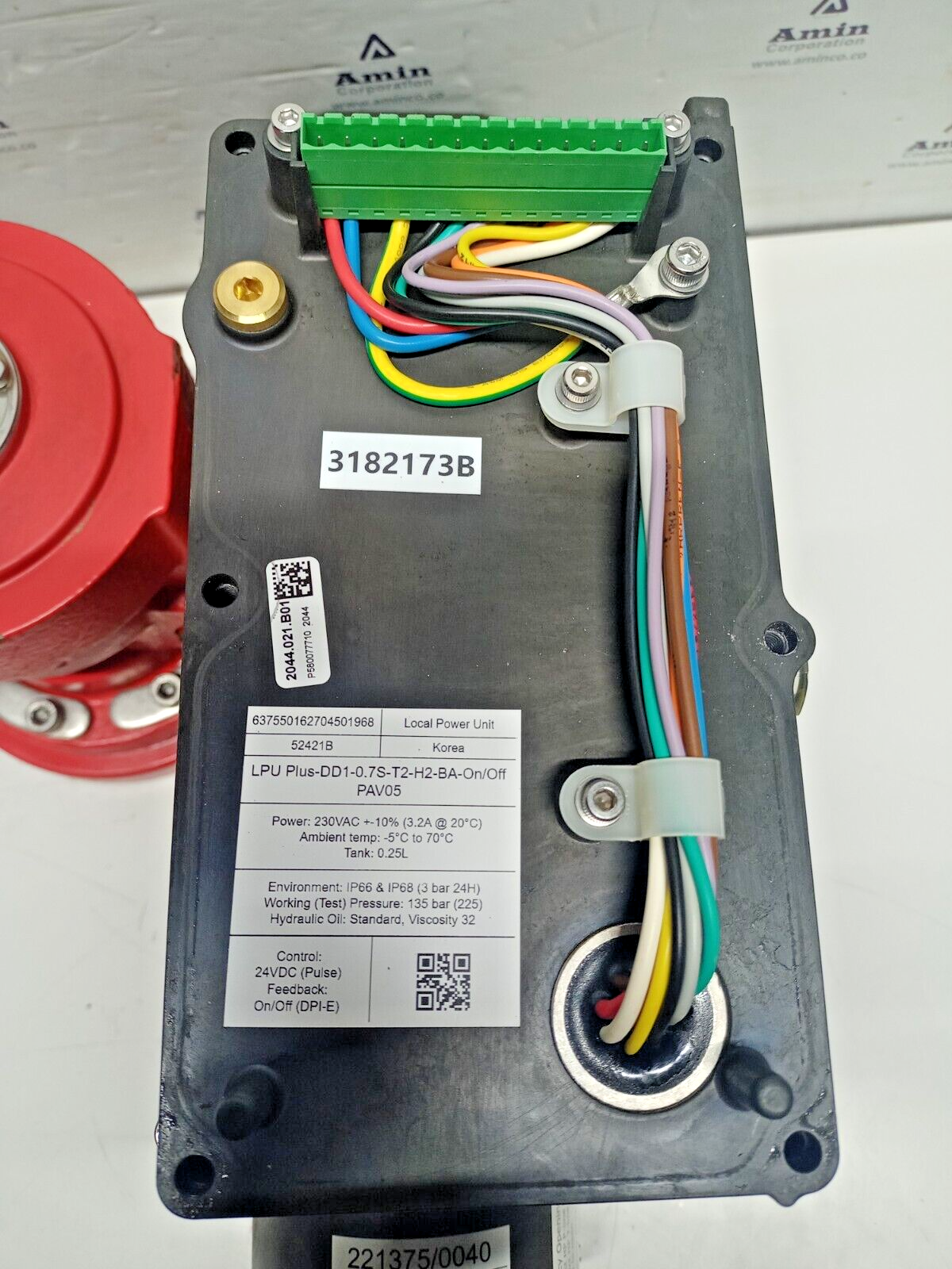 Damcos LPU plus-DD1-0.7S-T2-H2-BA-On/Off PAV05 with BRC 500-B1 actuator 160N1099
