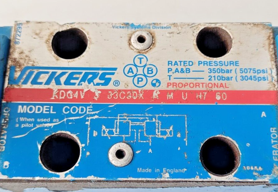 Eaton Vickers KDG4V 3 33C30X H M U H7 60 Hydraulic Proportional valve
