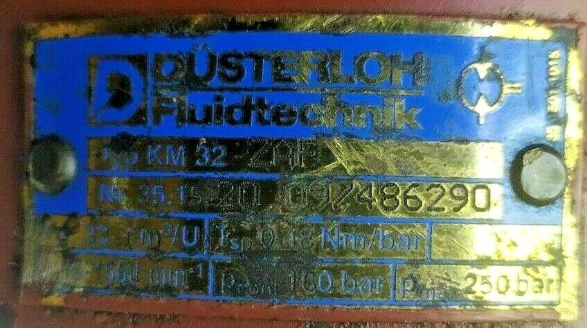 Dusterloh KM32 ZAF Hydraulic Radial Piston Motor
