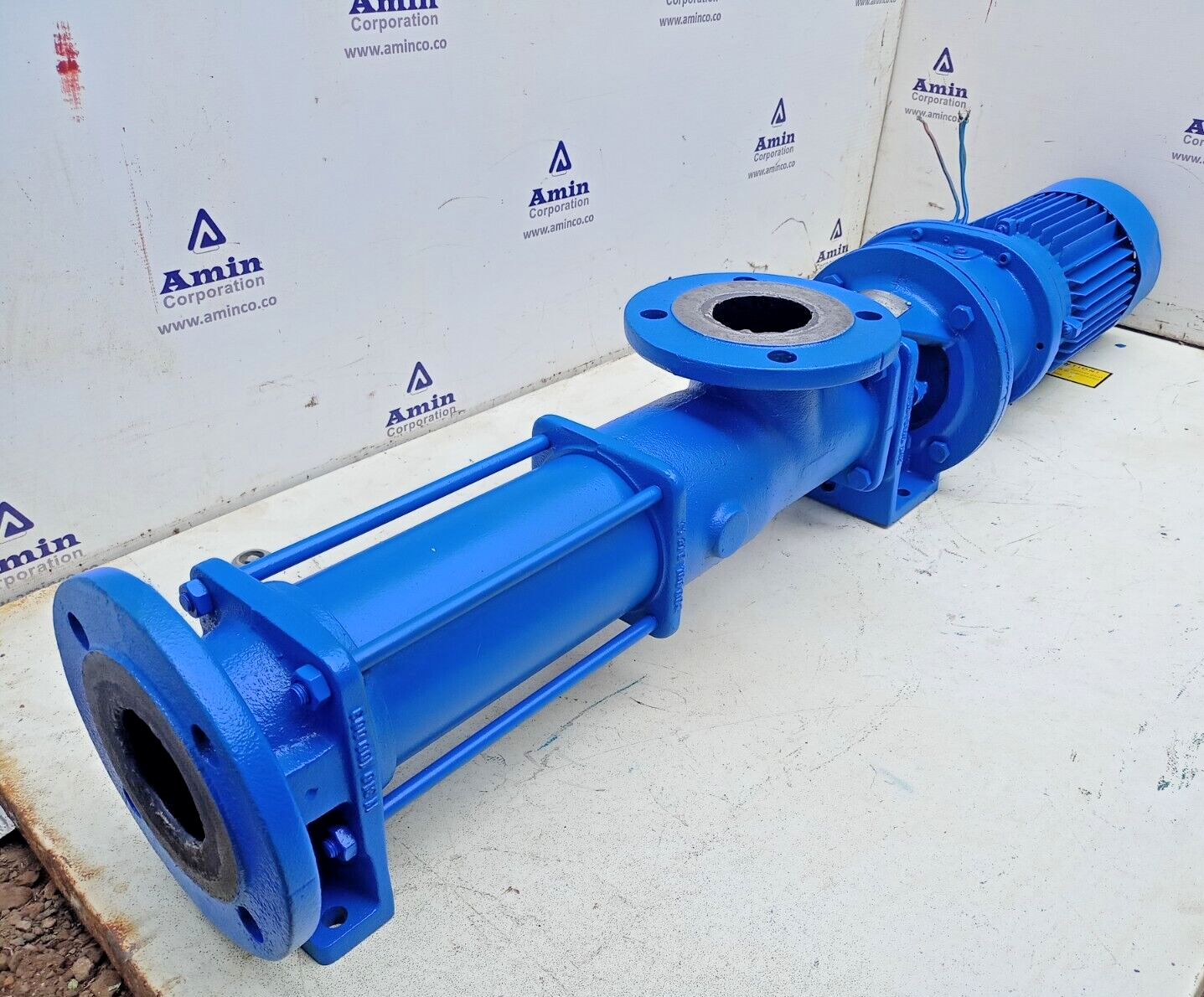RWO Bremen Type: AEP 6 Single screw pump sludge pump complete