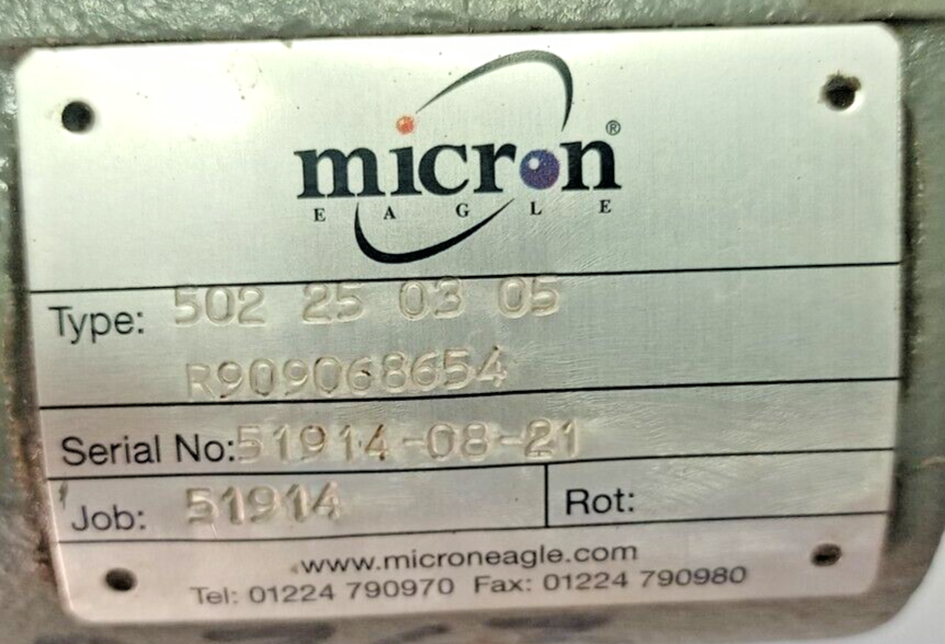 Micron Eagle Type: 502 25 03 05, R909068654 Hydraulic block For 25 Ton crane