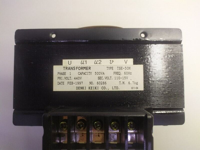 Denki Keiki TSE-50M transformer 500VA, 60Hz - NEW