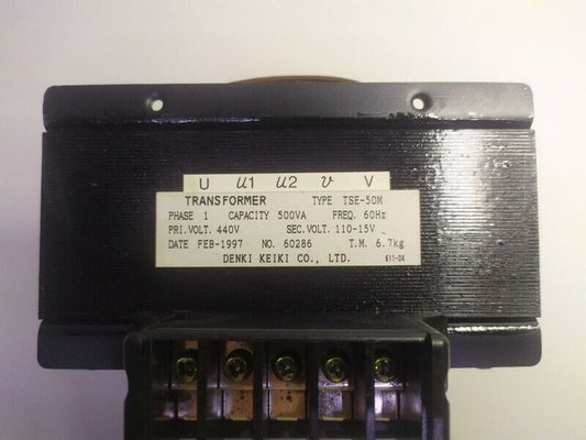 Denki Keiki TSE-50M transformer 500VA, 60Hz - NEW