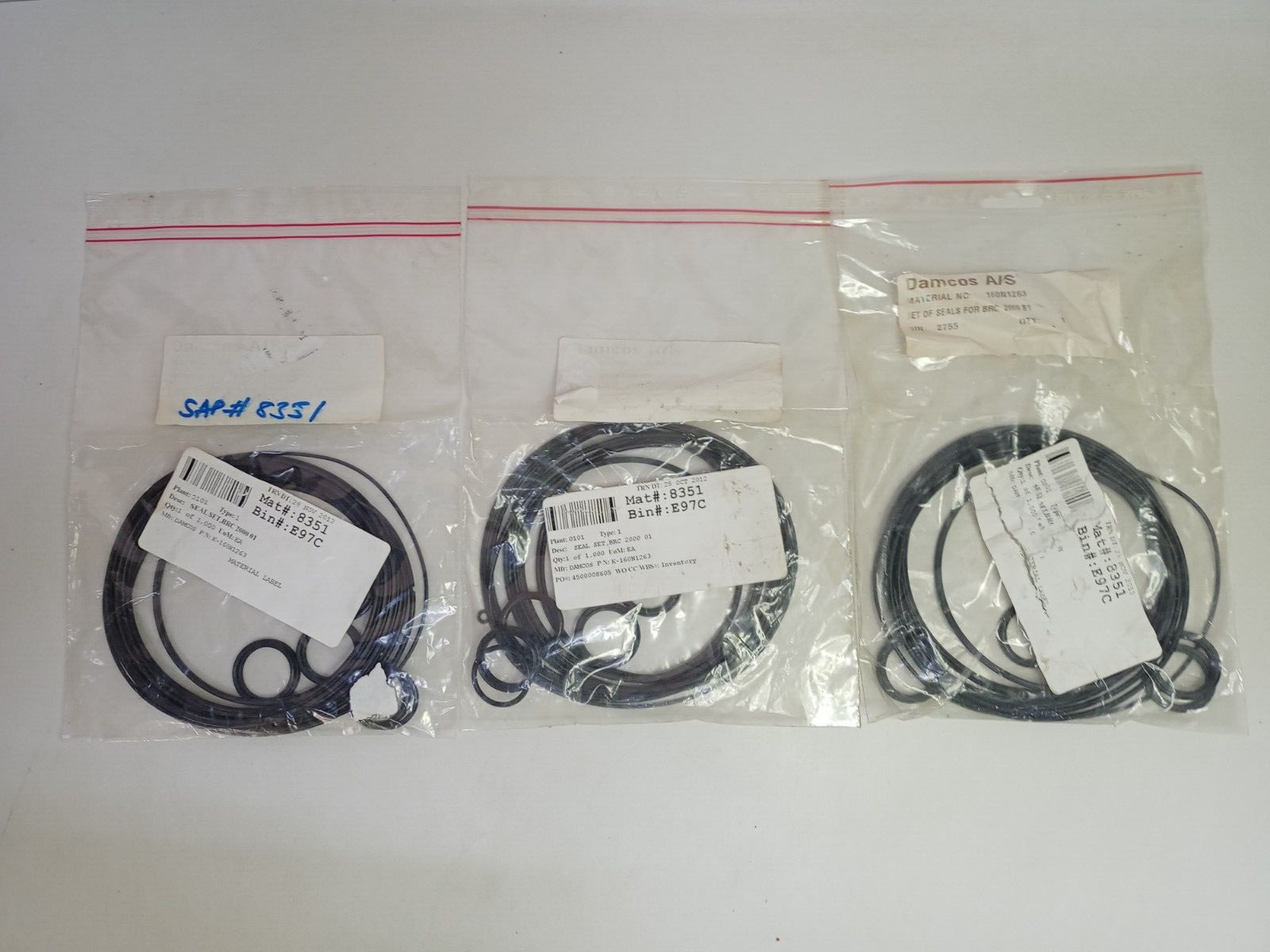 Damcos Seal kit for BRC 2000 B1 P/N: 160N1263 Seal kit - NEW Free fast shipping
