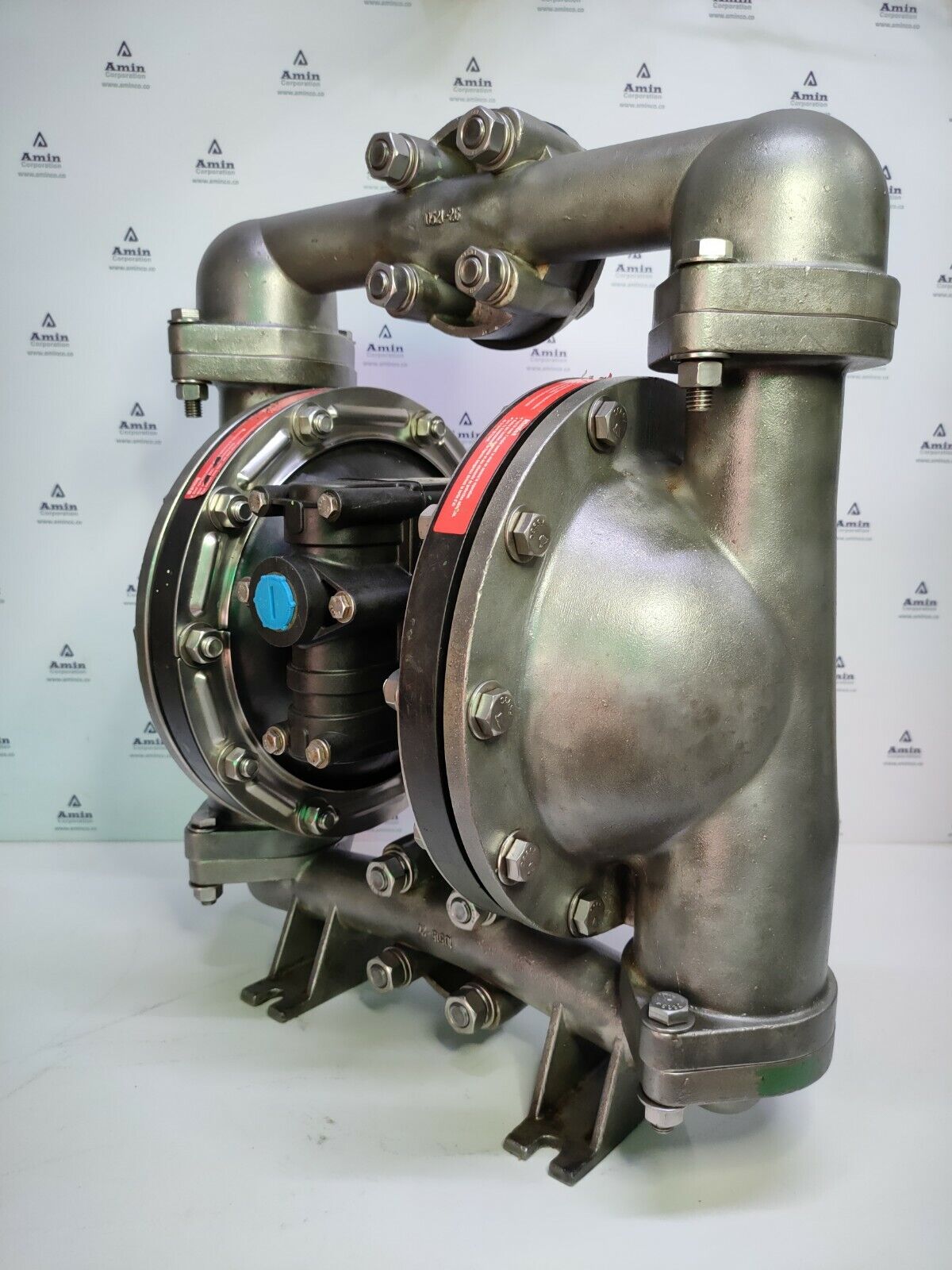 All-Flo SB-15 Air Driven Double Diaphragm 316 SS/Geolast pump, size: 1 1/2'' In.