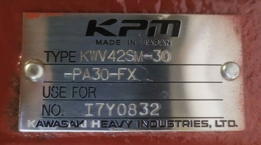 KPM Kawasaki KWV42SM-30-PA30-FX Hydraulic valve