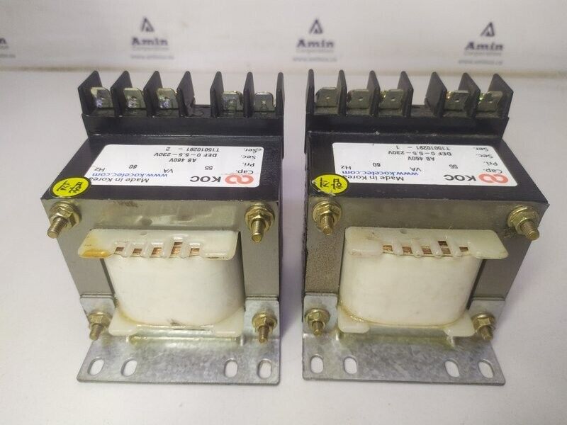 KOC transformer 55VA, 60hZ, AB460V, DEF 0-5.5-230V - NEW