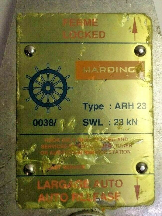 Harding ARH 23 Automatic Release Hook SWL 23 kN