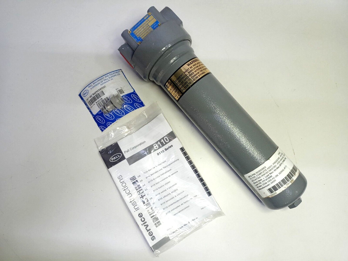 Pall HH8110C16KSTBD Filter with RC860MZ090H - NEW