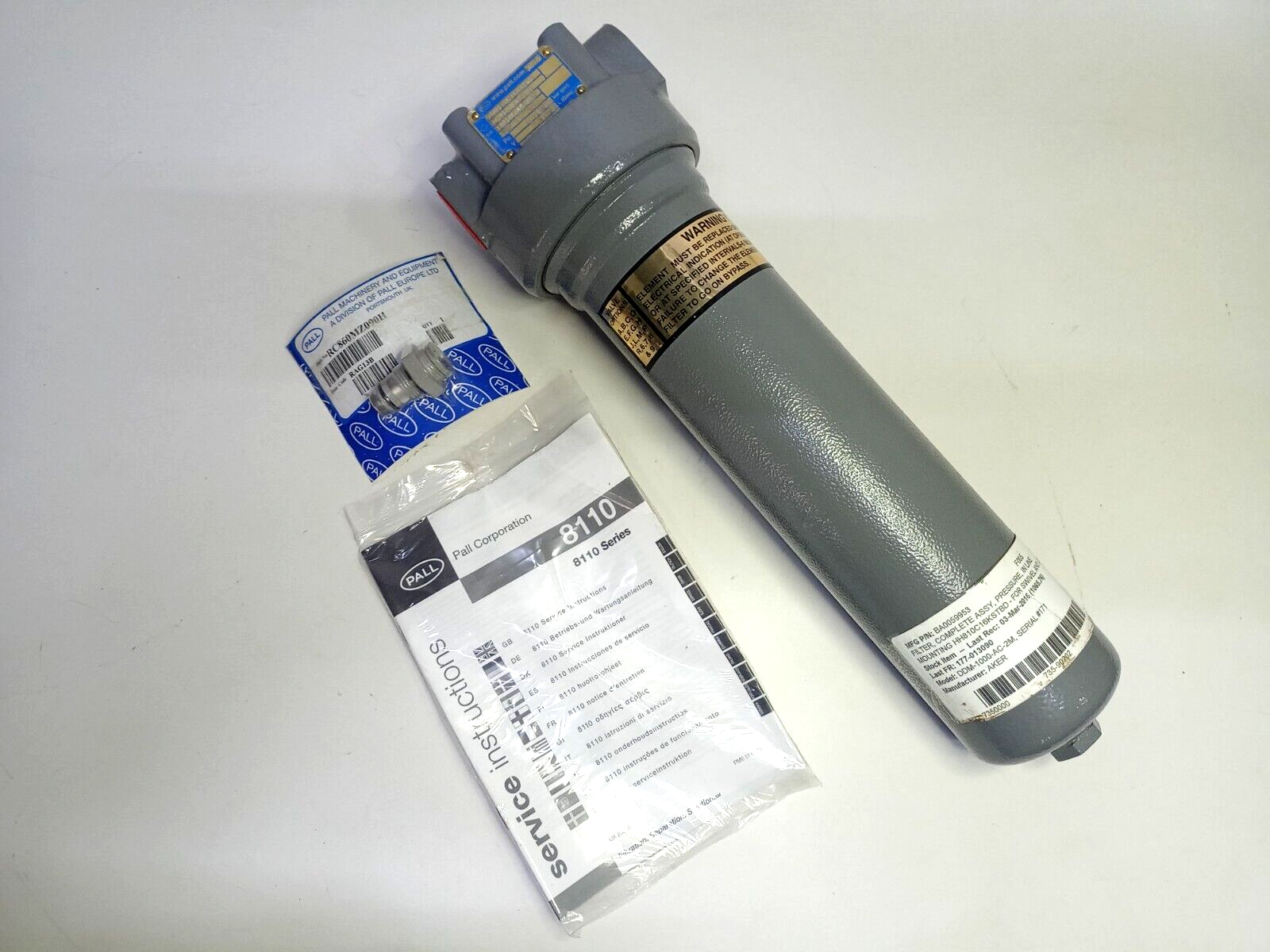 Pall HH8110C16KSTBD Filter with RC860MZ090H - NEW