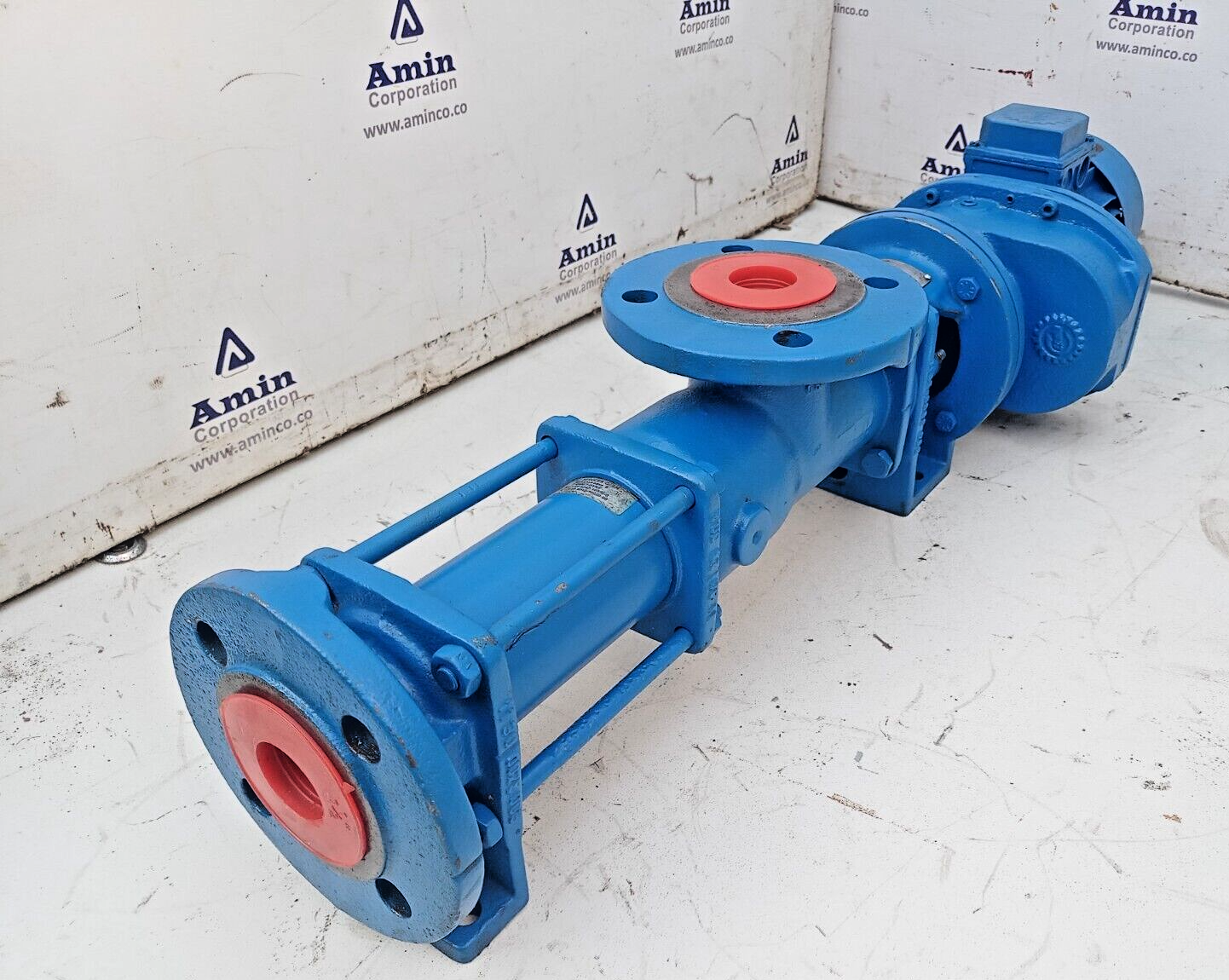RWO Bremen Type: AEP 4 Single screw pump sludge pump complete