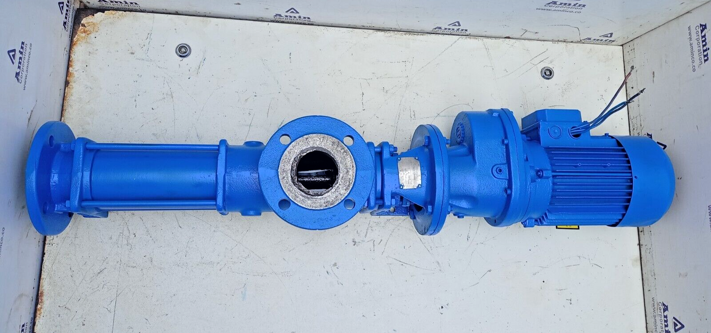 RWO Bremen Type: AEP 6 Single screw pump sludge pump complete