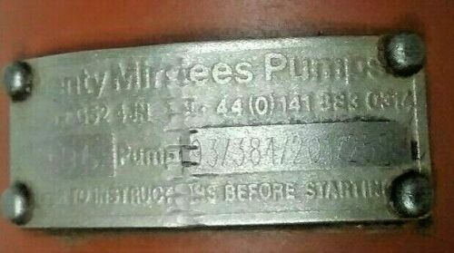 Plenty Mirrlees Pump Insert 93/384/201/250 - NEW