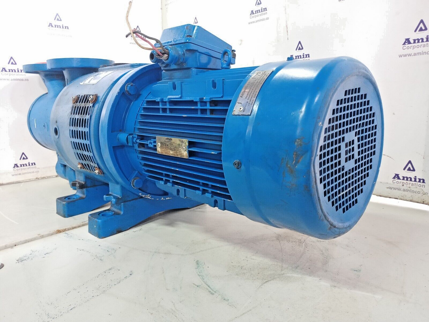 Allweiler SNGF210ER46E8.9-W61 Triple screw pump with 8.7 kw 1680rpm motor - NEW