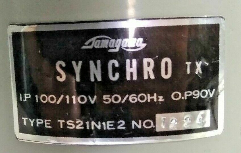 TAMAGAWA TS21N1E2 Synchro Motor TX (100/110V AC, 50/60 Hz) - NEW
