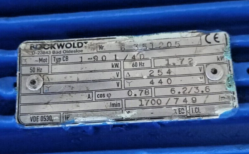 Allweiler AE 1E50-ID/111 P01 Progressive cavity single screw pump