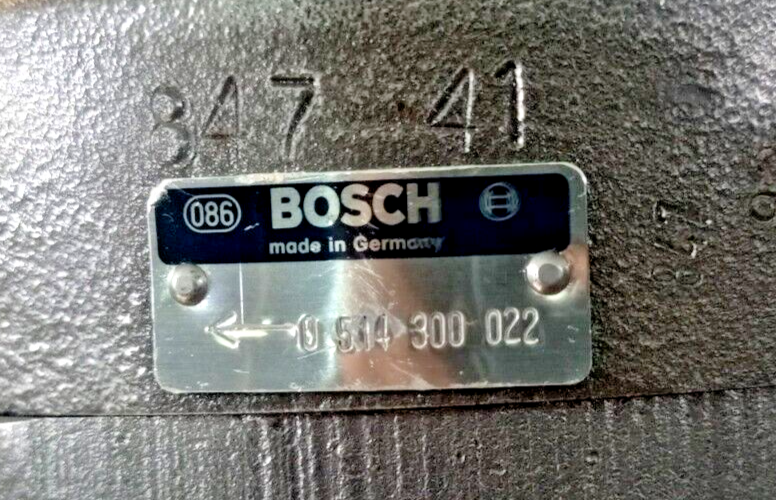 Bosch 0514 300 022 Hydraulic Radial Piston pump 0514300022 - PRESSURE TESTED