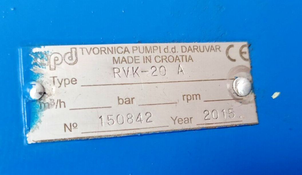 mpd Tvornica PASVK-32-4NM/100L-2 Screw pump with 3/3.4kw 50/60hz motor complete
