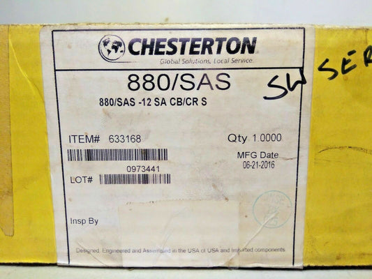 Chesterton 880/SAS-12 SA CB/CR S Component Mechanical Seal