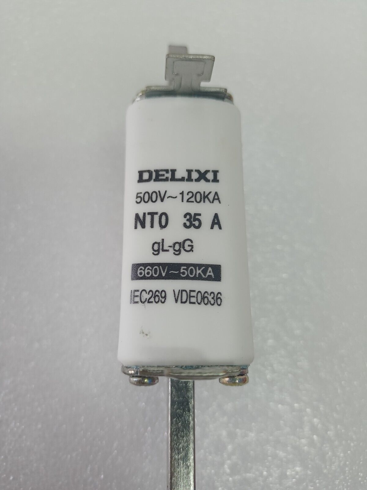 Delixi NT0 35A Fuse 500V, 120KA gL-gG 660V, 50KA - NEW (Lot of 5pcs)