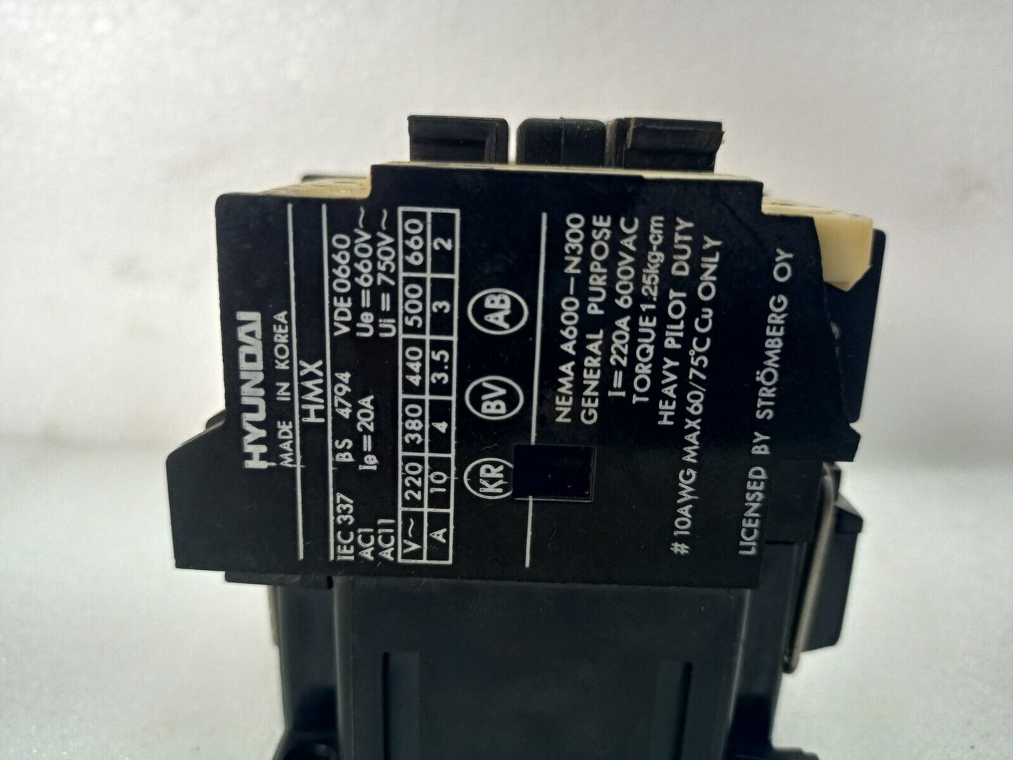hyundai HMX 22 Relay