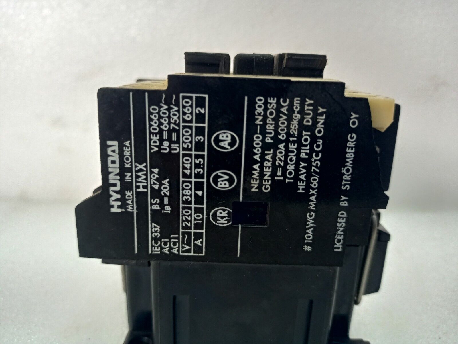 hyundai HMX 22 Relay